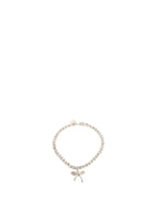 Tiffany & Co Bow Charm Bead Bracelet