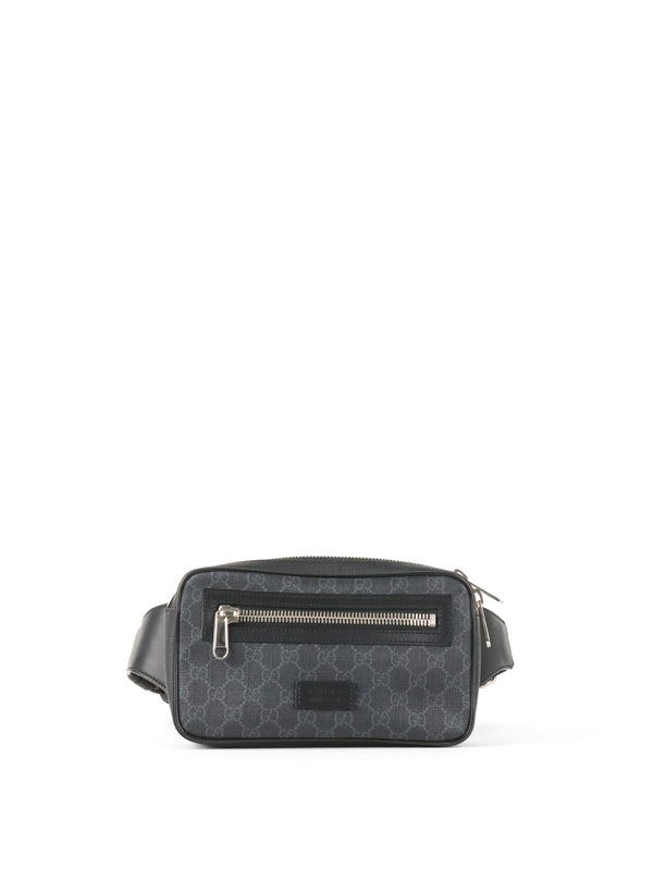Gucci Black GG Supreme Belt Bag