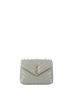 Saint Laurent Light Sage Small Loulou Bag.