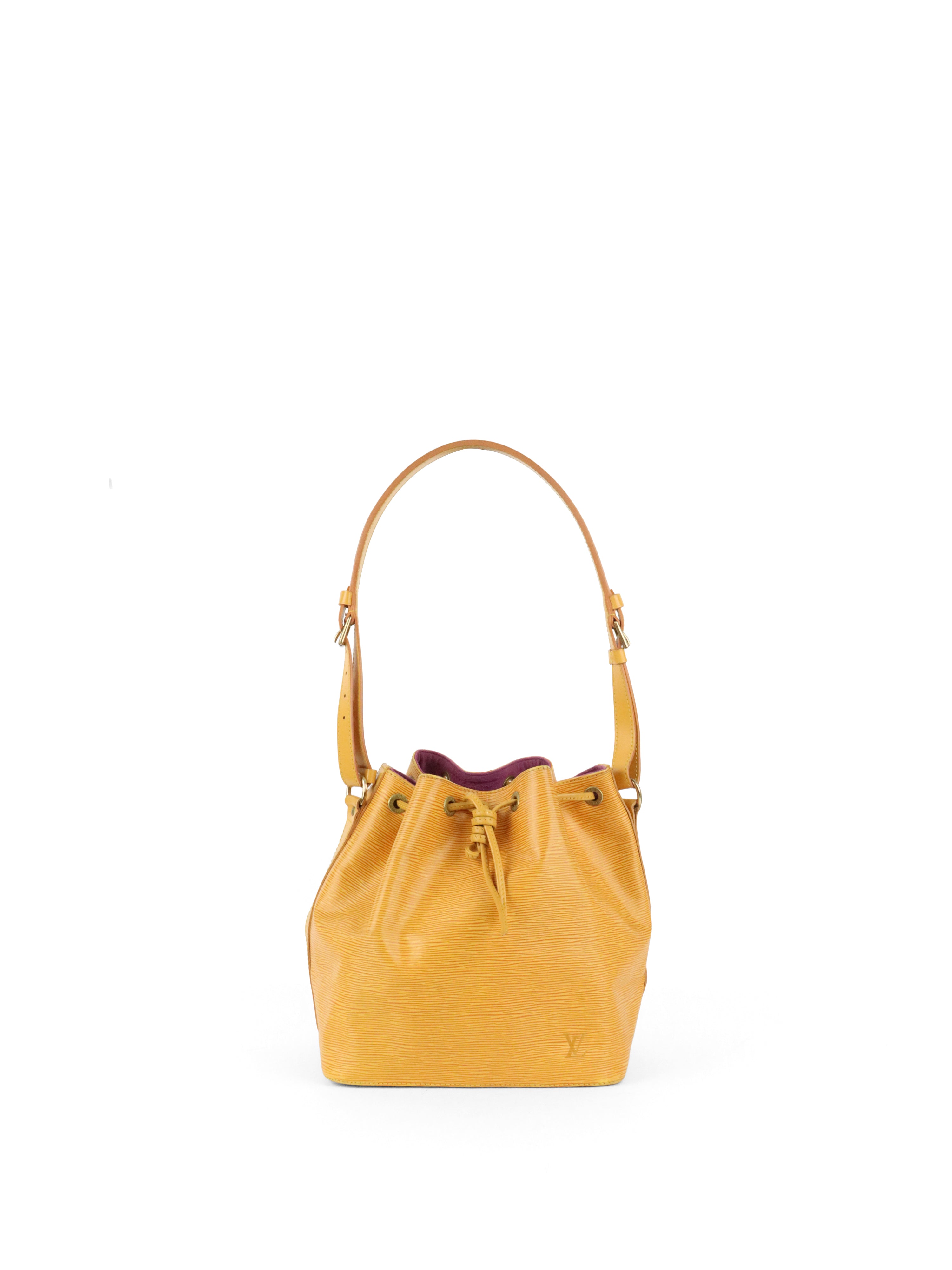 Louis Vuitton Vintage Yellow Epi Leather NeoNoe PM Bag