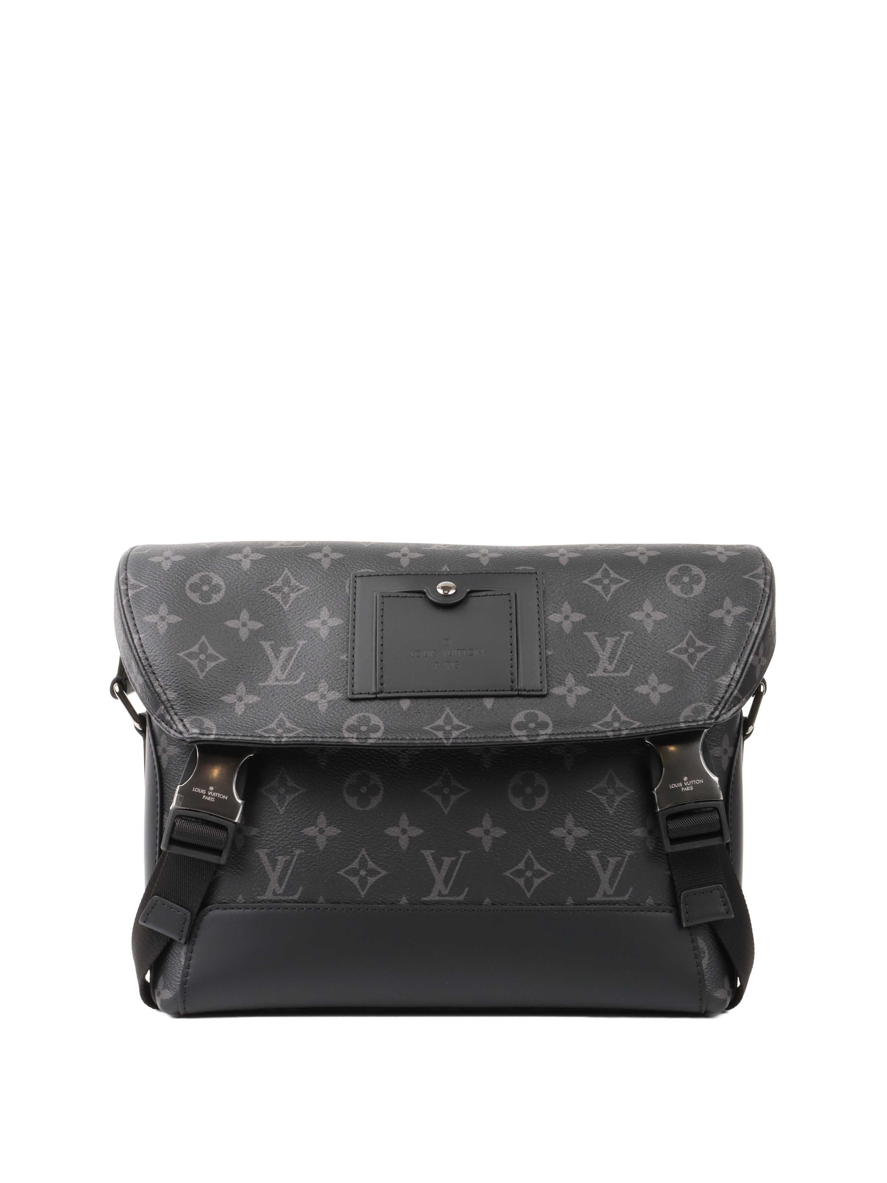 Louis Vuitton Monogram Eclipse Canvas Messenger PM Voyager.