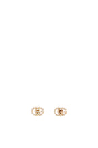 Gucci Yellow Gold and Diamonds Interlocking GG Studs Earring