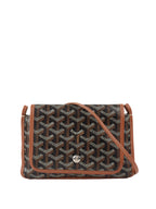 Goyard Black & Tan Plumet Pocket Wallet.