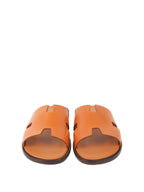 Hermes Marron Glaise Izmir Sandals.