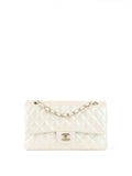 Chanel Ivory Irridecent Medium Classic Flap LGHW
