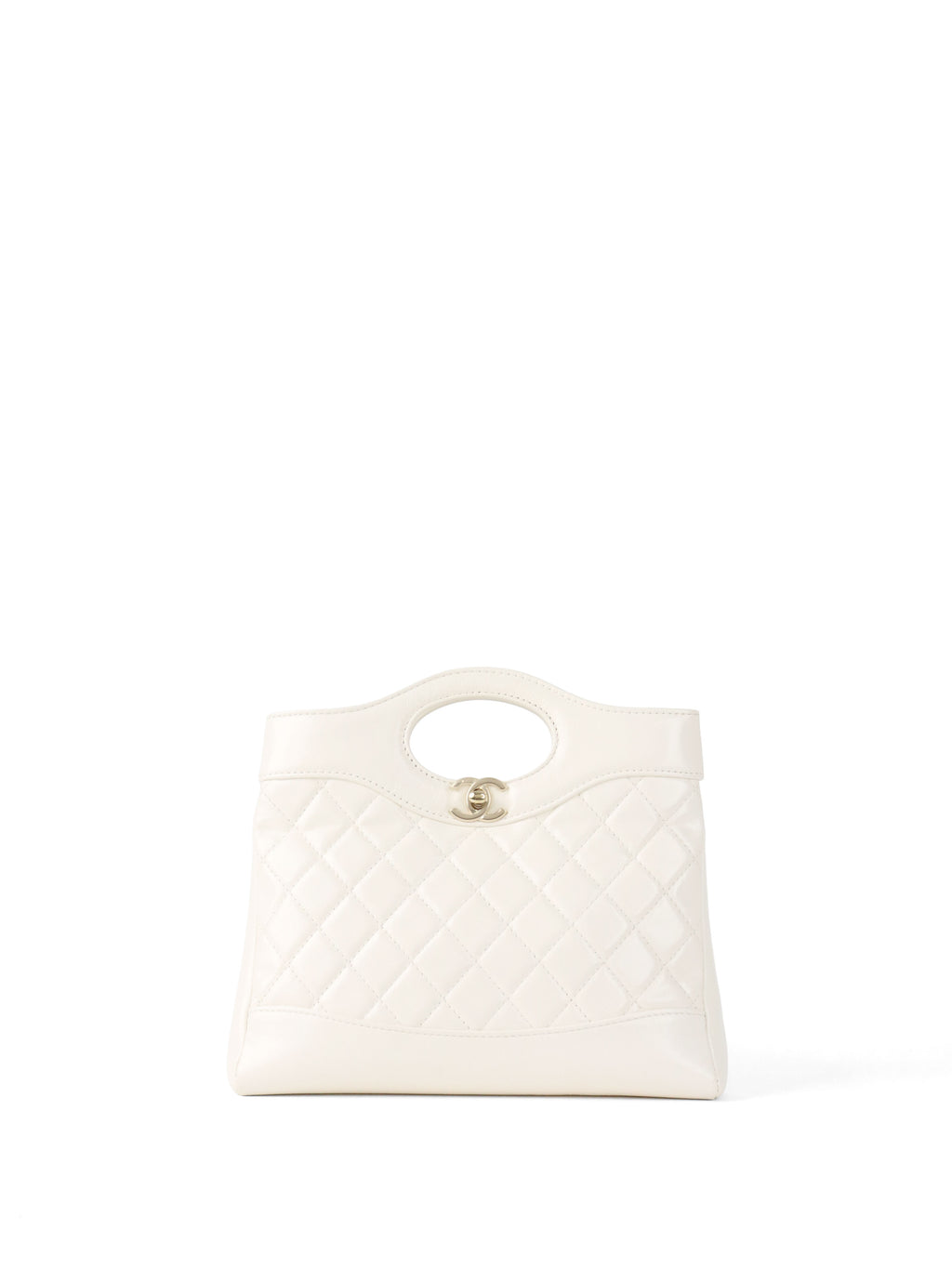 Chanel Small White 31 Shopping Bag