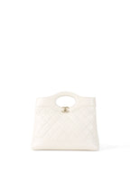 Chanel Small White 31 Shopping Bag