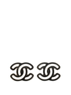 Chanel CC Logo Earrings.