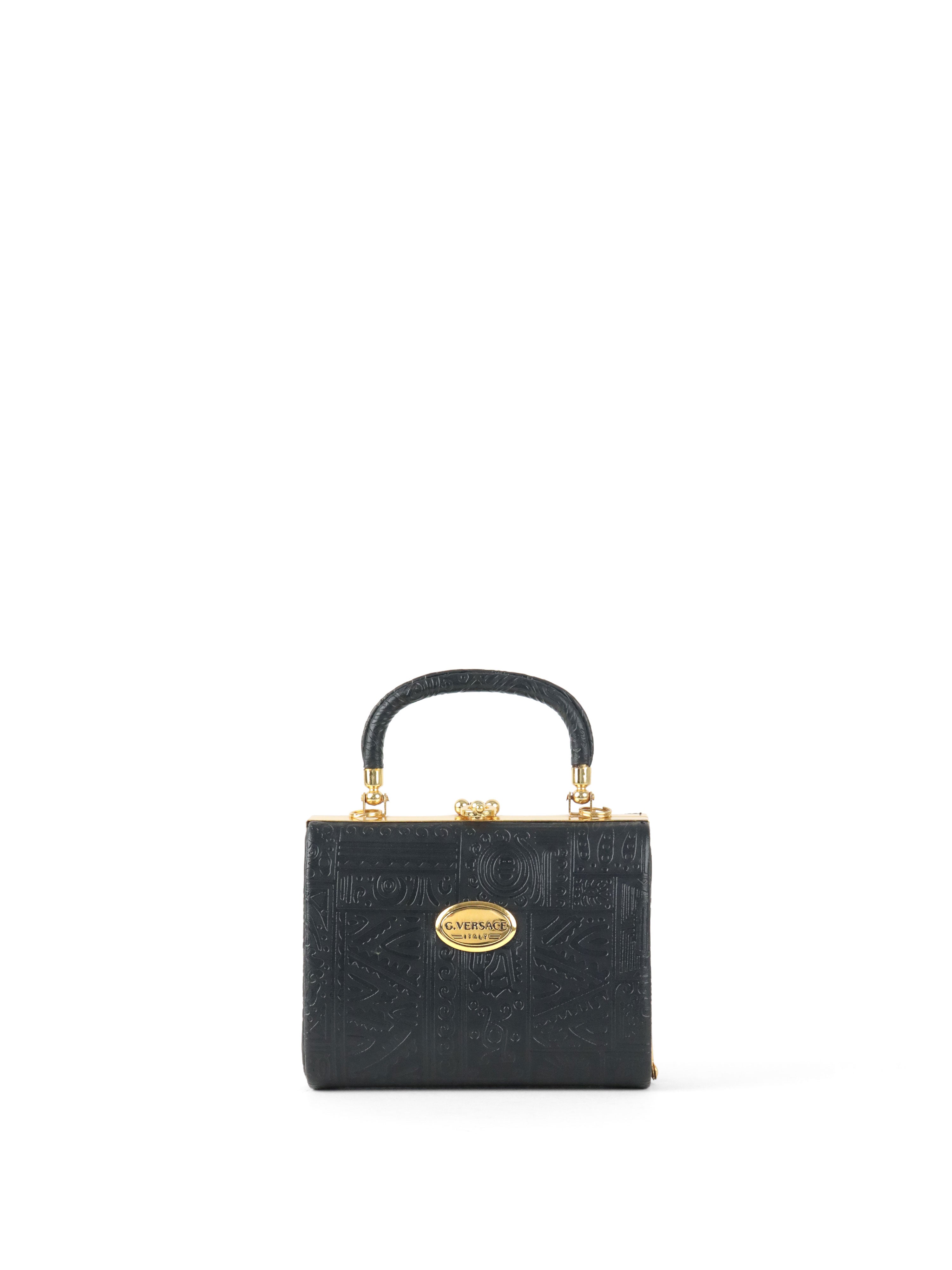 Gianni Versace Black Clutch Bag