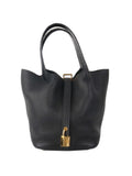 Hermes Picotin Lock 18 Touch Bag with Alligator Handle