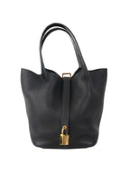 Hermes Picotin Lock 18 Touch Bag with Alligator Handle