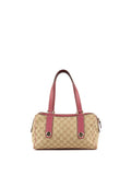 Gucci GG Ebony/Pink Charmy Boston Bag