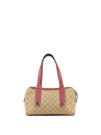 Gucci GG Ebony/Pink Charmy Boston Bag