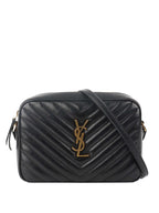 Saint Laurent Black Lou Camera Bag.
