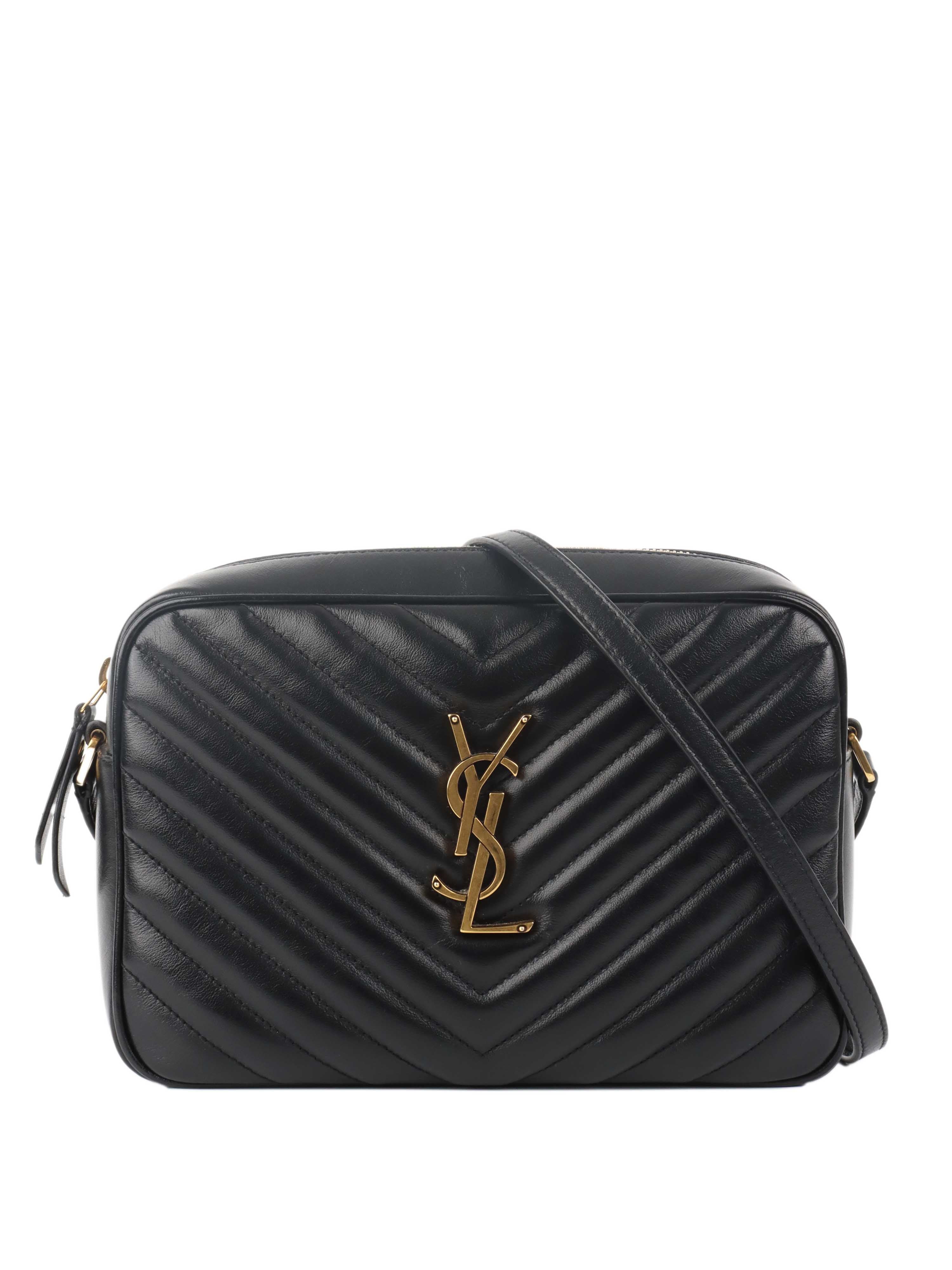 Saint Laurent Black Lou Camera Bag.