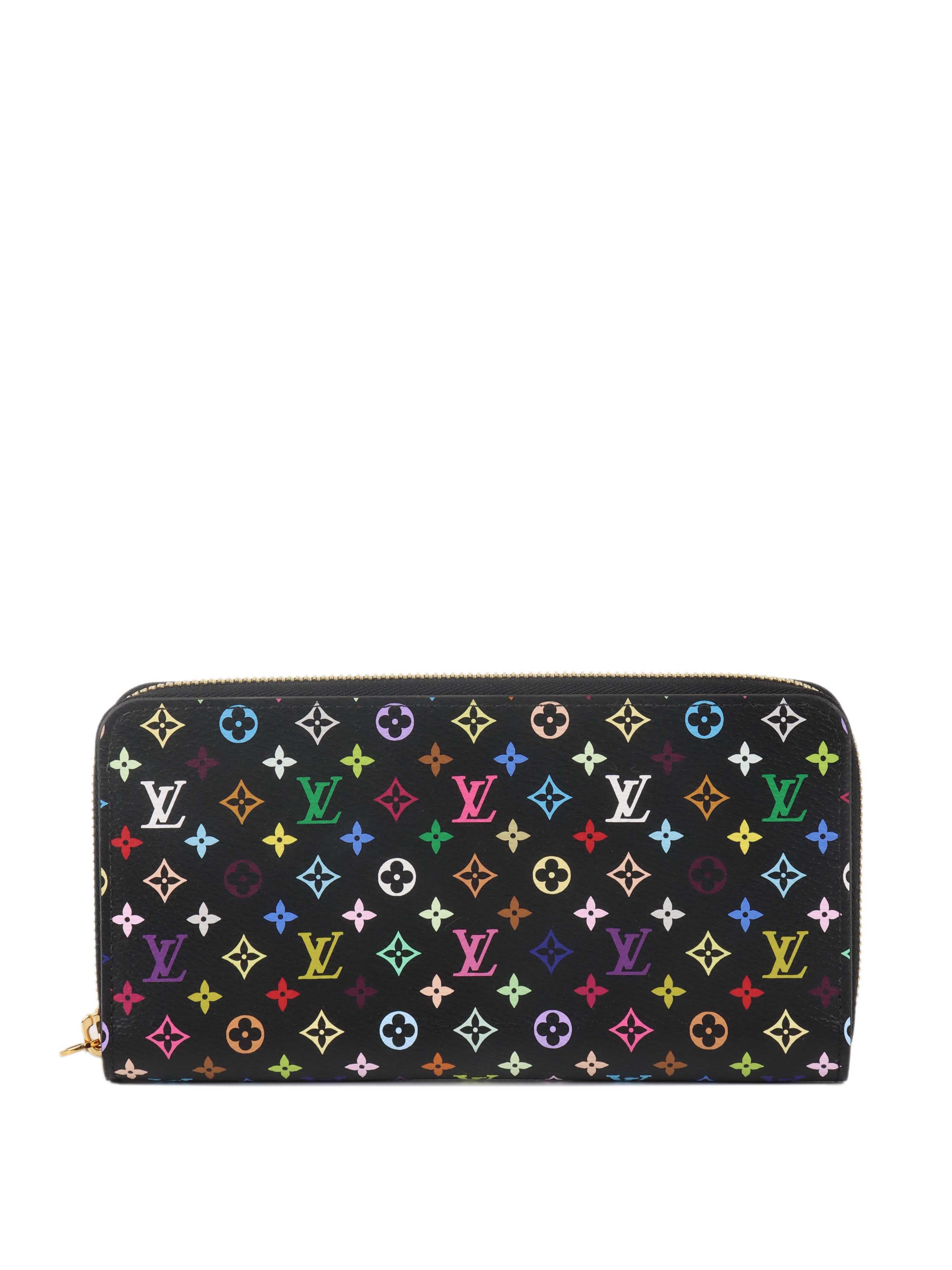 Louis Vuitton x Murakami Black Monogram Wallet.