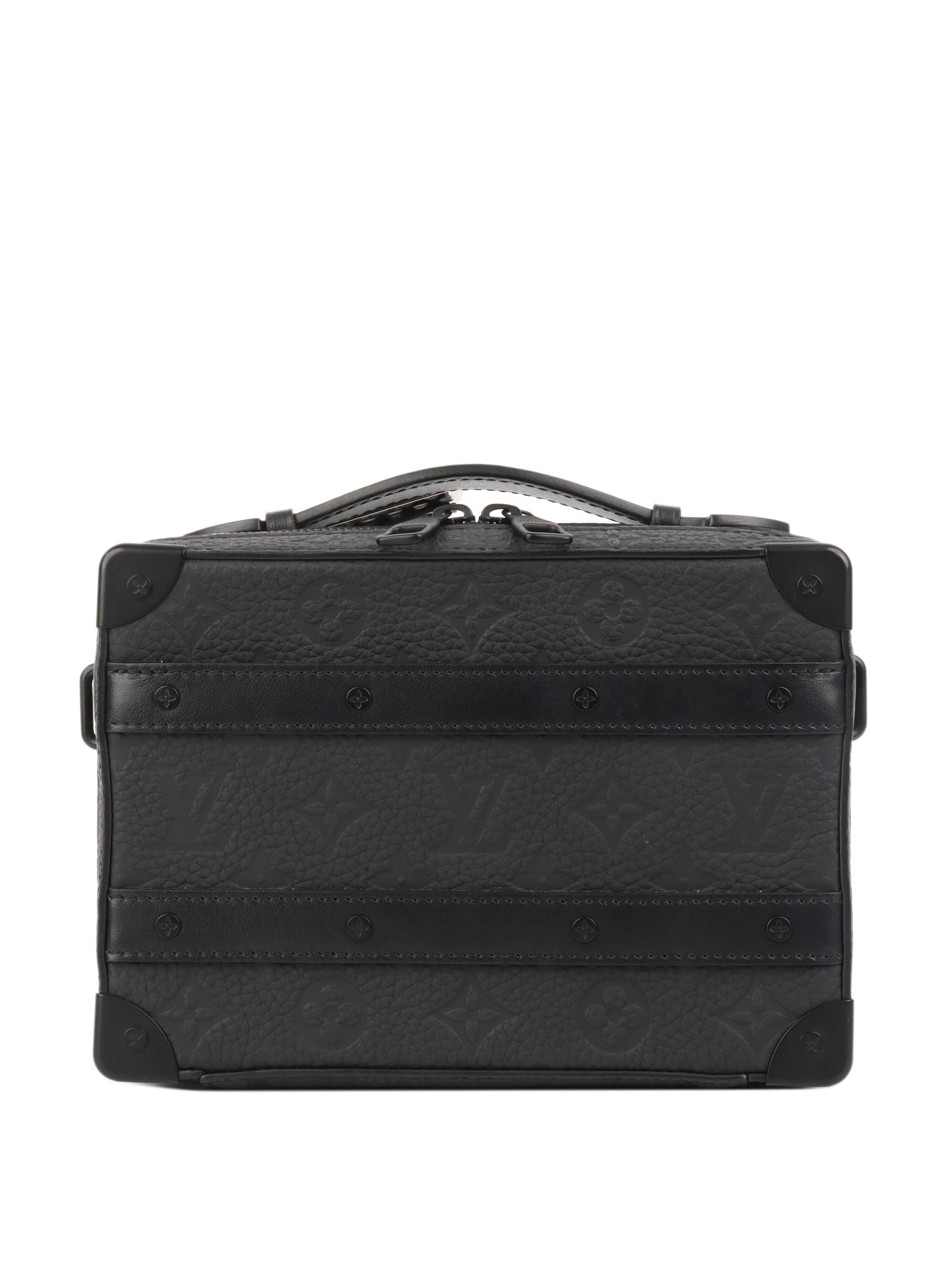 Louis Vuitton Black Handle Soft Trunk.