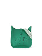 Hermes Evelyne III 29 in Vert Vertigo Gris Pale.