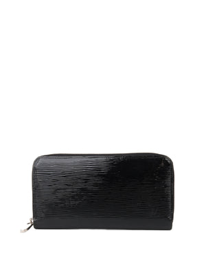 Louis Vuitton zippy wallet epi black ca5007