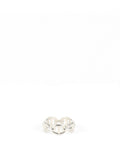 Hermes Silver Chaine D'Ancre Enchainee Ring, Small Model