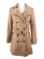 Burberry Camel Cashmere Coat.