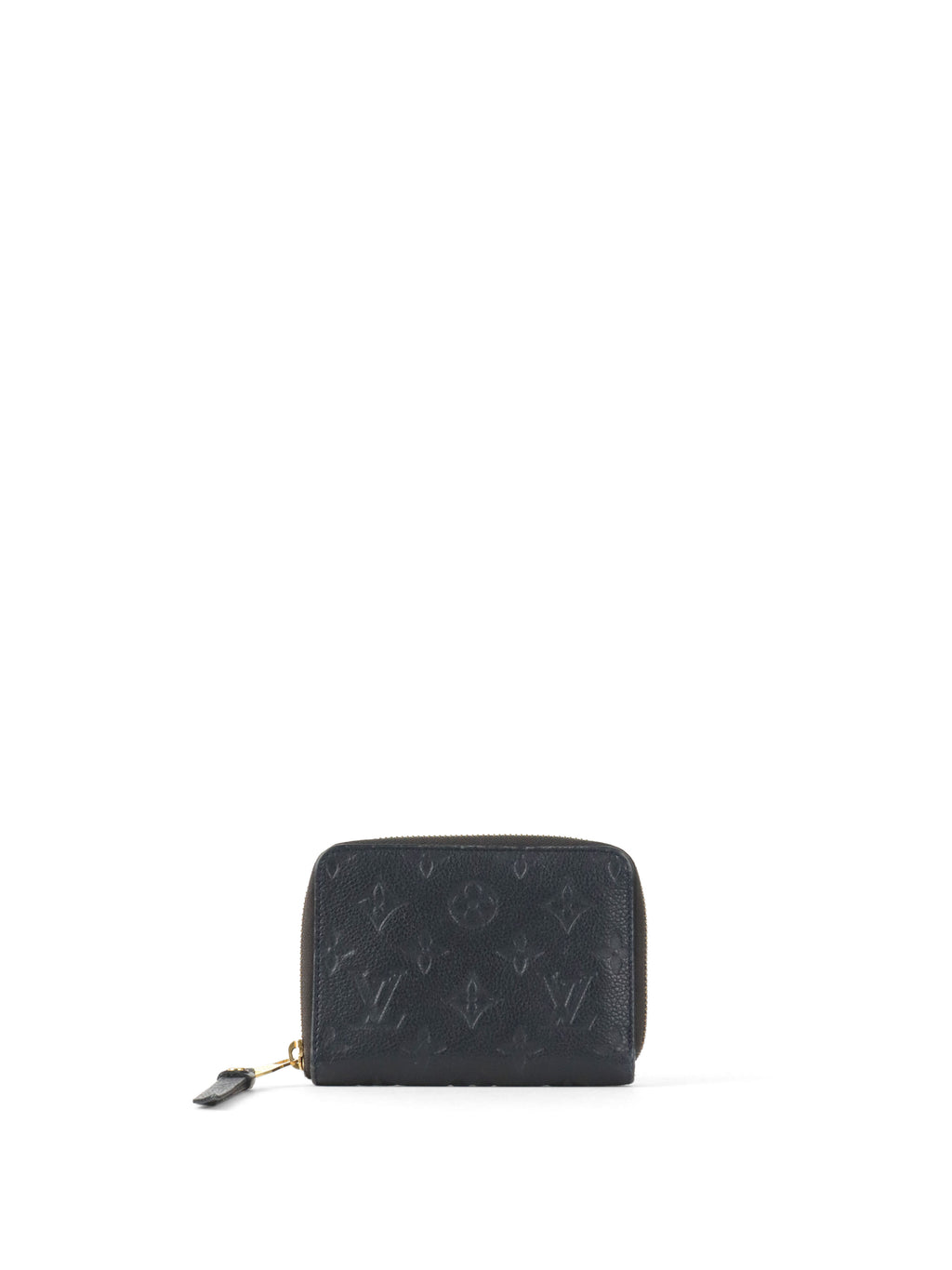 Louis Vuitton Black Empreinte Zippy Coin Wallet