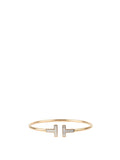 Tiffany&Co Wire Bracelet in Yellow Gold with Mother-of-pearl.