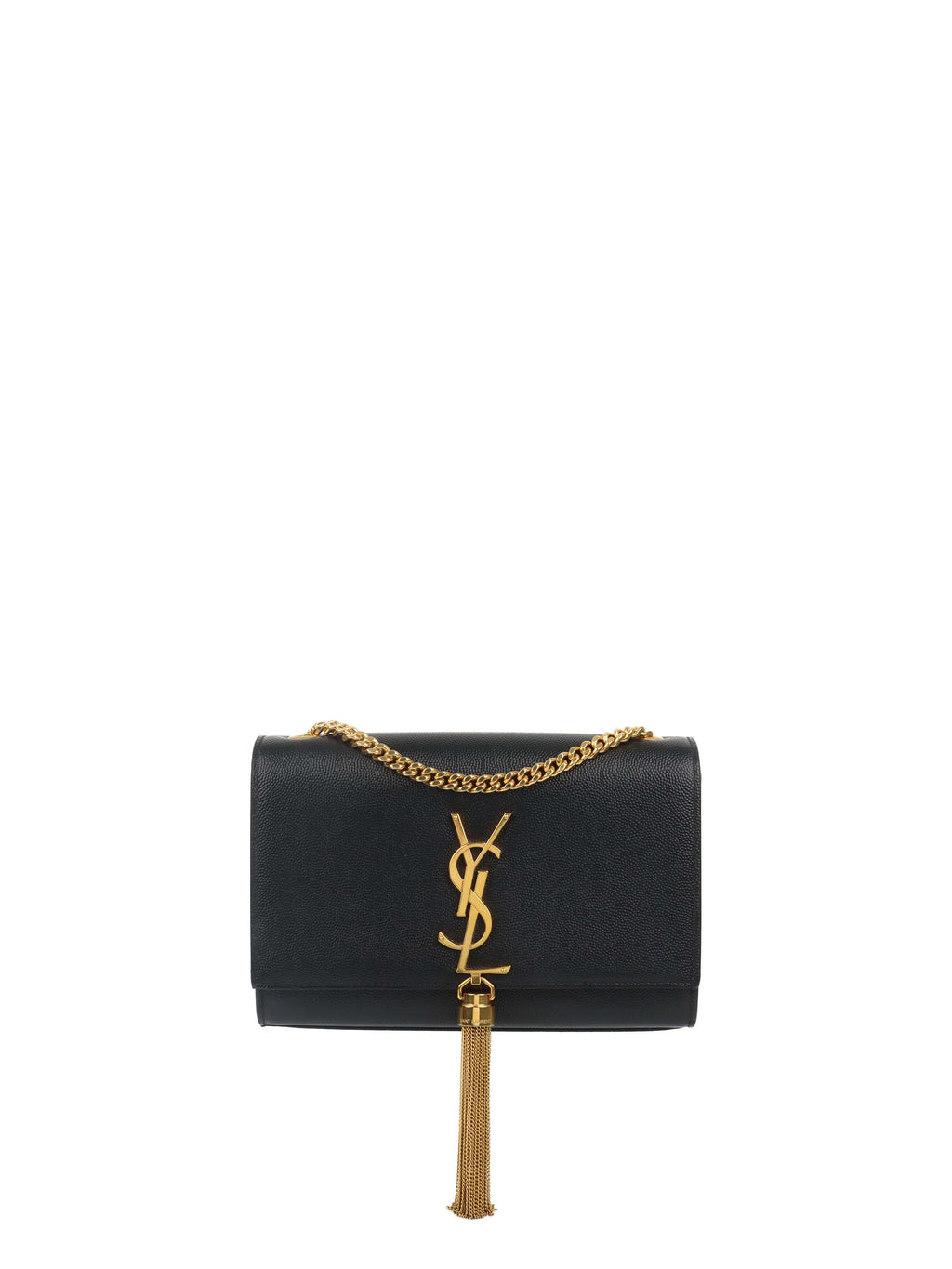 Saint Laurent Black Small Kate Tassel Shoulder Bag.