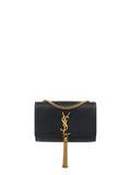 Saint Laurent Black Small Kate Tassel Shoulder Bag.