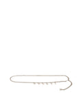 Chanel Silver Logo Lettering Chain Belt.