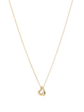 Tiffany & Co Gold Open Heart Necklace 7mm.