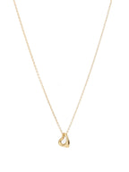 Tiffany & Co Gold Open Heart Necklace 7mm.