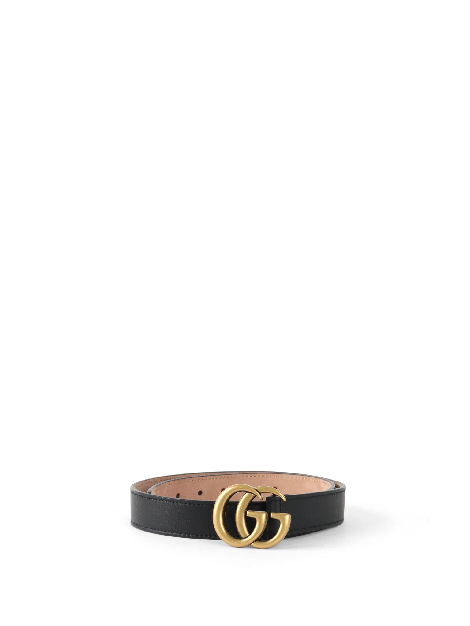 Gucci Children’s Thin GG Leather Belt