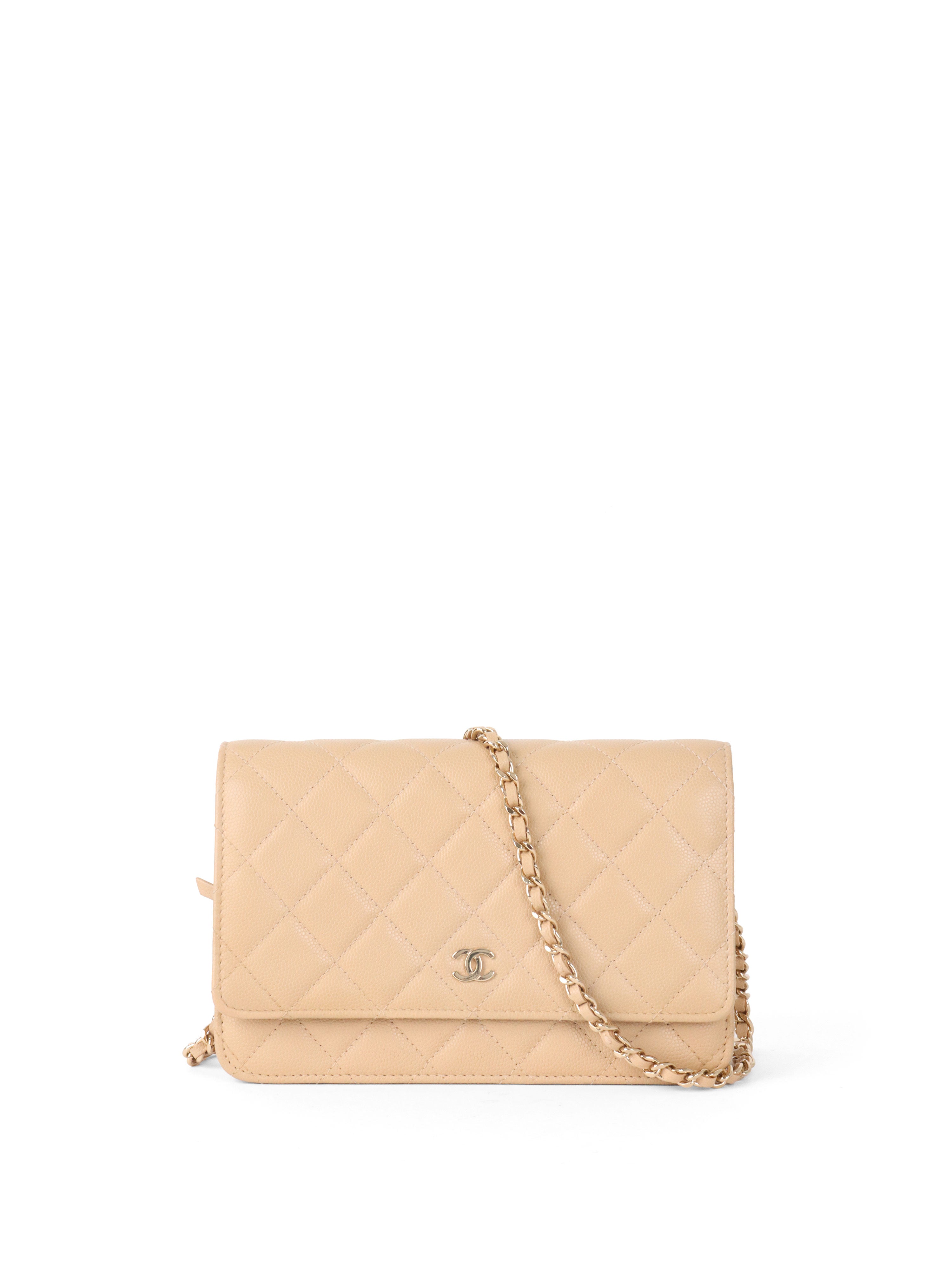 Chanel Beige Wallet on Chain LGHW.
