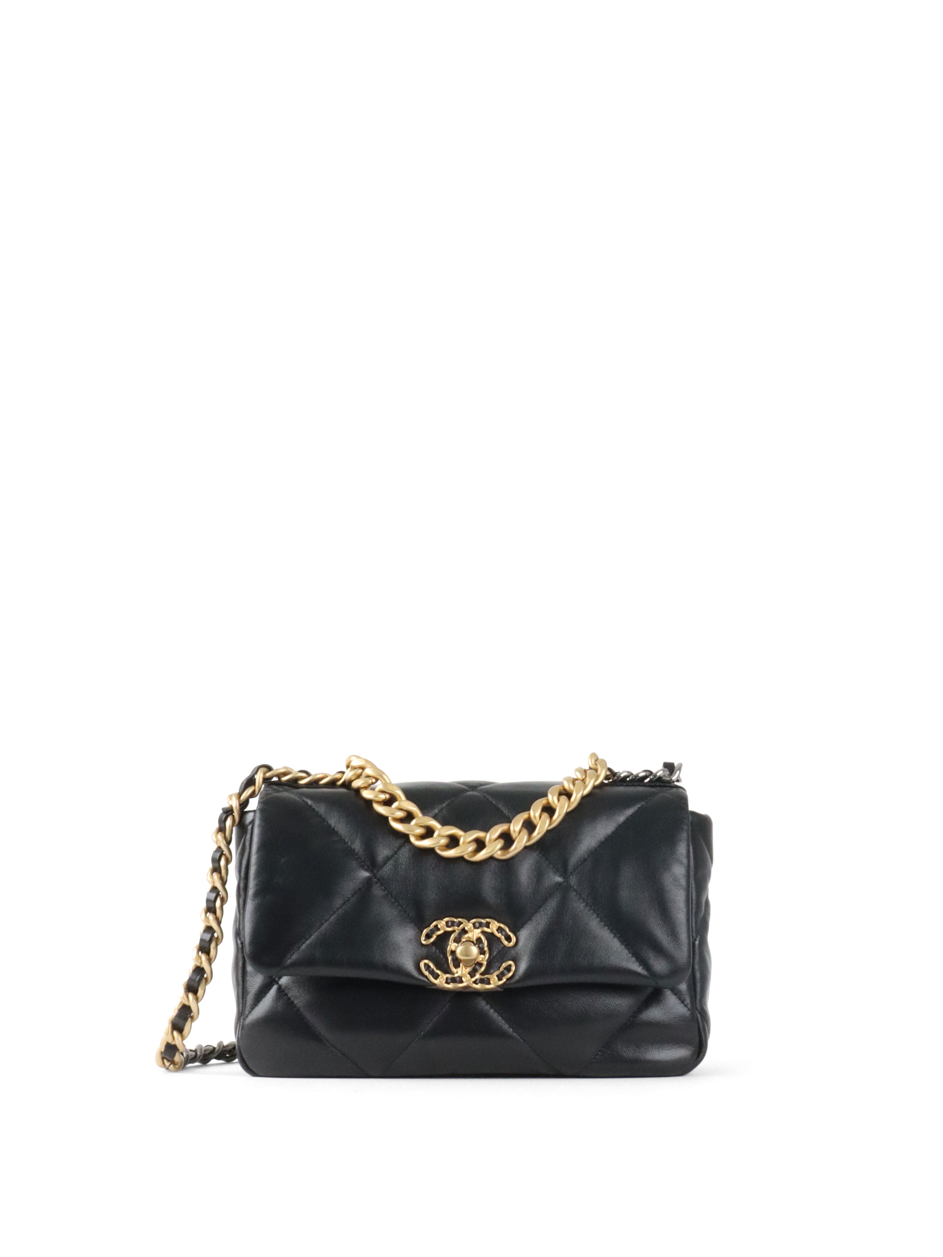 Chanel Black Small C19 Bag.
