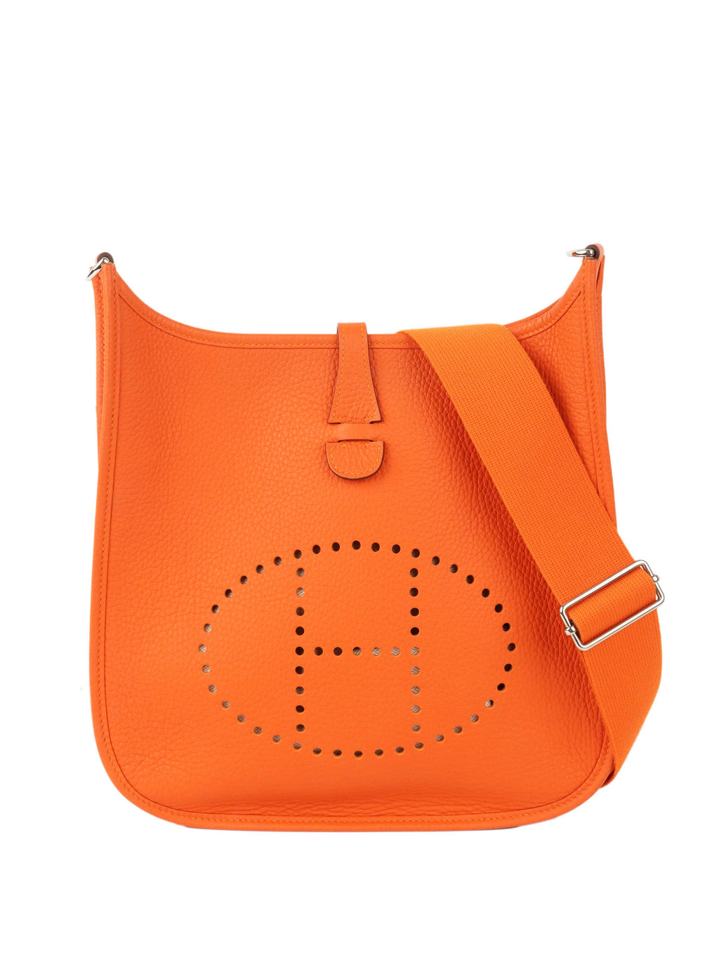 Hermes Evelyn III 29 in Feu Orange.