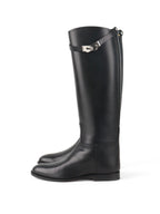 Hermes Noir Jumping Boots size 39 PHW