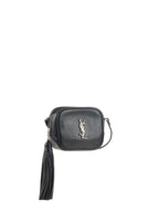 Saint Laurent Black Mini Blogger Tassel Crossbody Bag