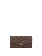 Louis Vuitton Monogram Sarah Wallet.