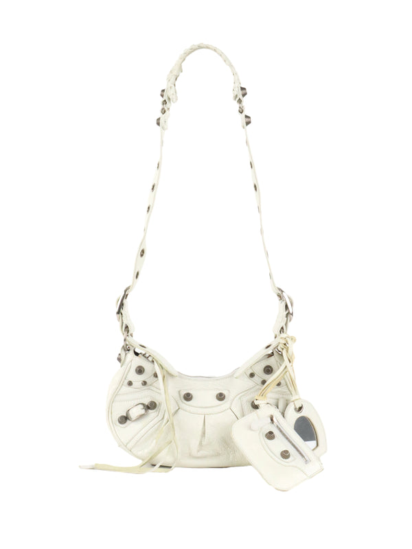 Balenciaga White Le Cagole XS Bag