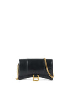 Balenciaga Black Hourglass Wallet On Chain