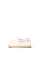 Chanel White Lambskin CC Espadrilles size 35