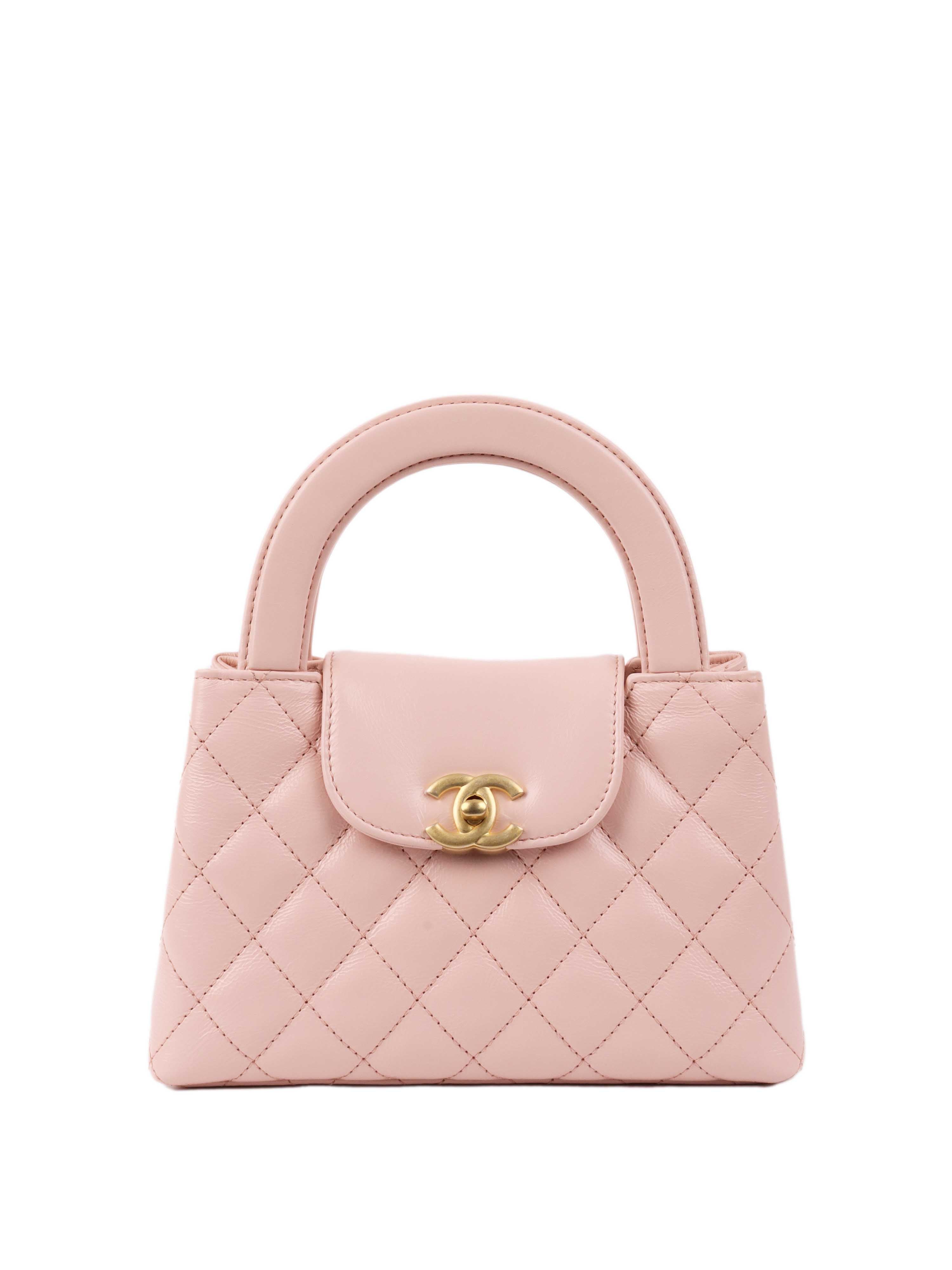 Chanel Small Pink Kelly Bag.