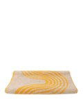 Hermes Yellow & Beige Cashmere Scarf.