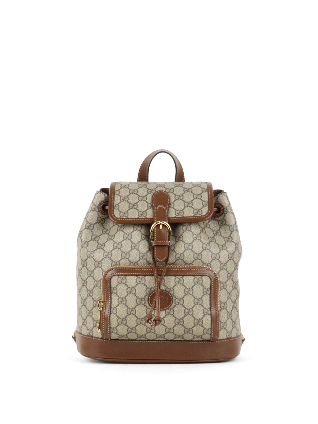 Gucci GG Supreme Azalea Retro Interlocking Backpack