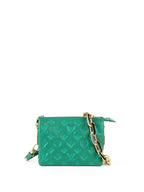 Louis Vuitton Vert Green Monogram Embossed Puffy Coussin BB Bag GHW