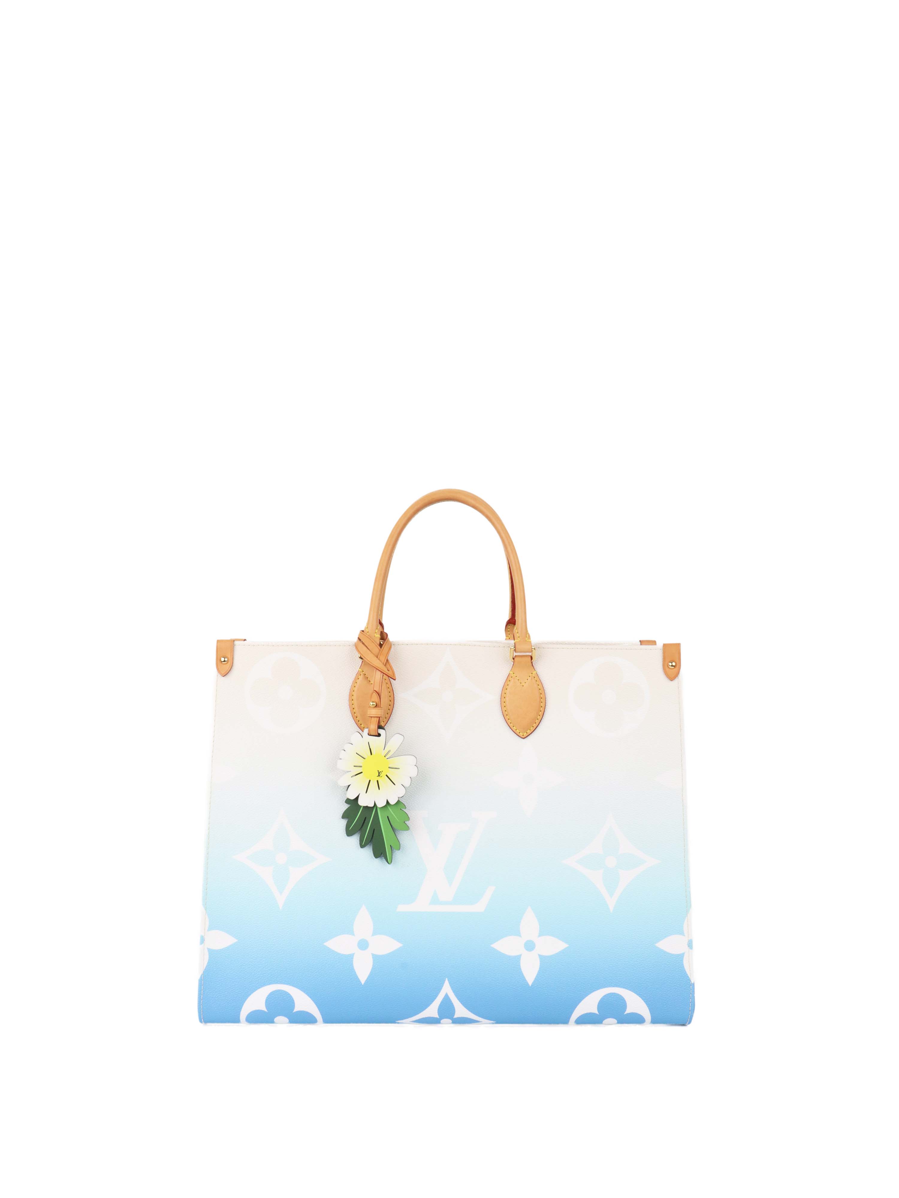 Louis Vuitton Beige/Blue Ombre OnTheGo GM Pool