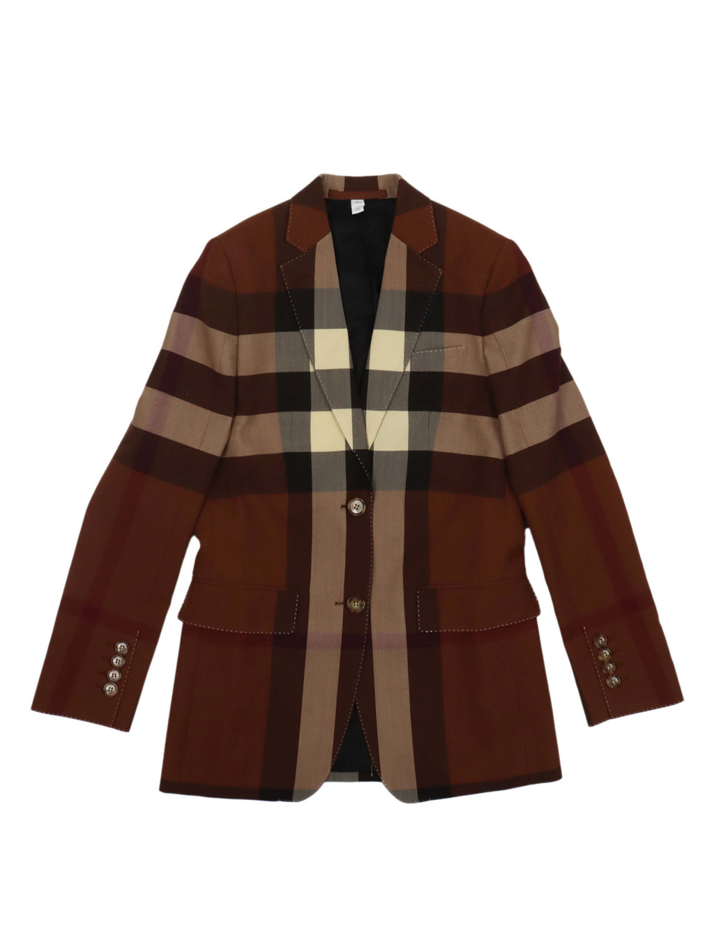 Burberry Check-print Blazer.