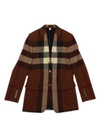Burberry Check-print Blazer.