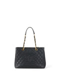 Chanel Black Caviar Grand Shopping Tote